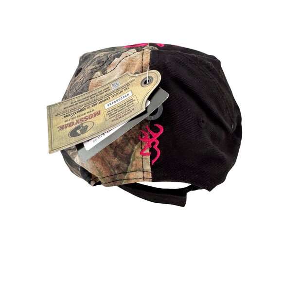 Browning For Her Buckmark Cap Camo Adjustable Fuchsia NWT $20 Mossy Oak - Picture 5 of 10